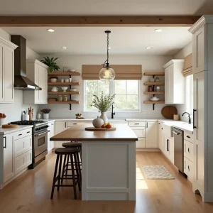 2. Kitchen: A Sleek and Functional Monochrome Space