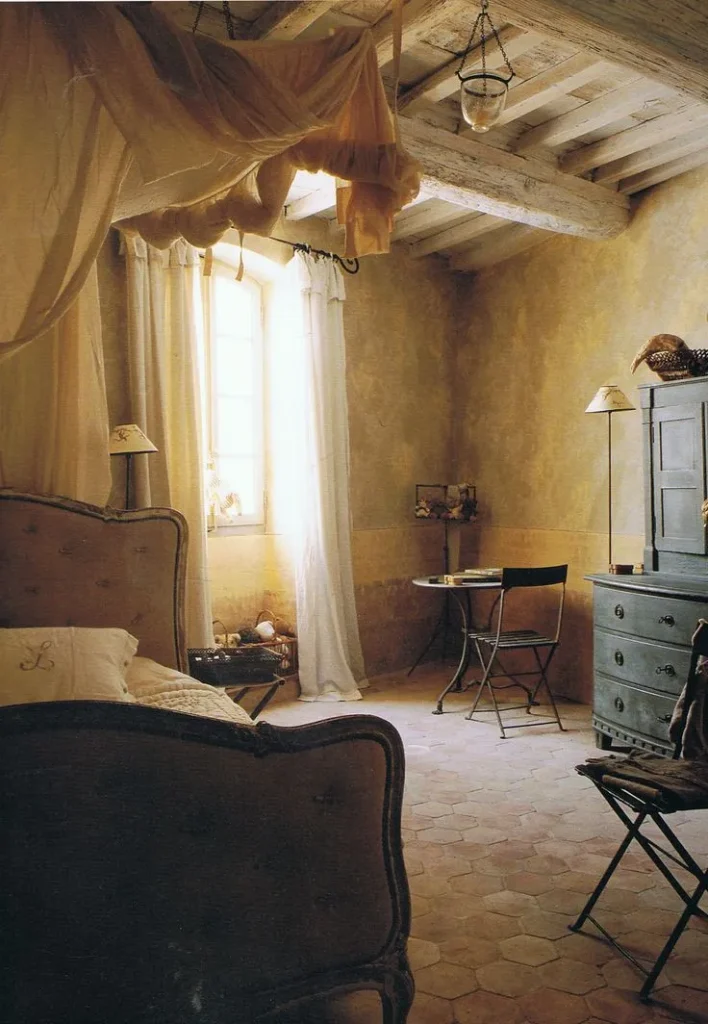 4. Incorporate Vintage and Handmade Accessories for Unique Character (Rustic Interior Design Bedroom)