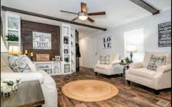 12 Elegant Single Wide Mobile Home Interior Design Ideas 3 2. Use Light Colors to Make the Space Feel Bigger (Single Wide Mobile Home Interior Design)