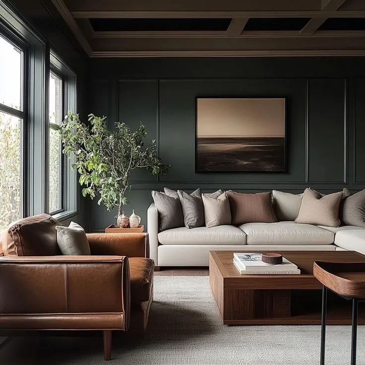 12 Stunning Moody Interior Design Styles for Dramatic Elegance 2 1. Deep, Rich Color Palettes Define Moody Interior Design Styles
