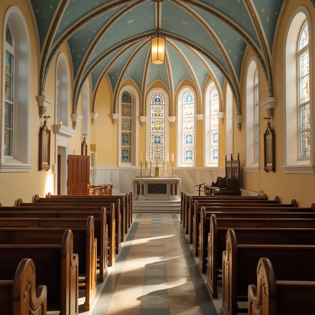 Stunning Church Interior Design Ideas That Elevate Spiritual Spaces 2025 5 beautiful traditional church interior