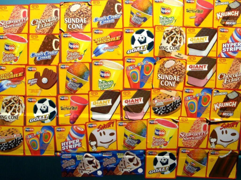 Ice Cream Truck Menu