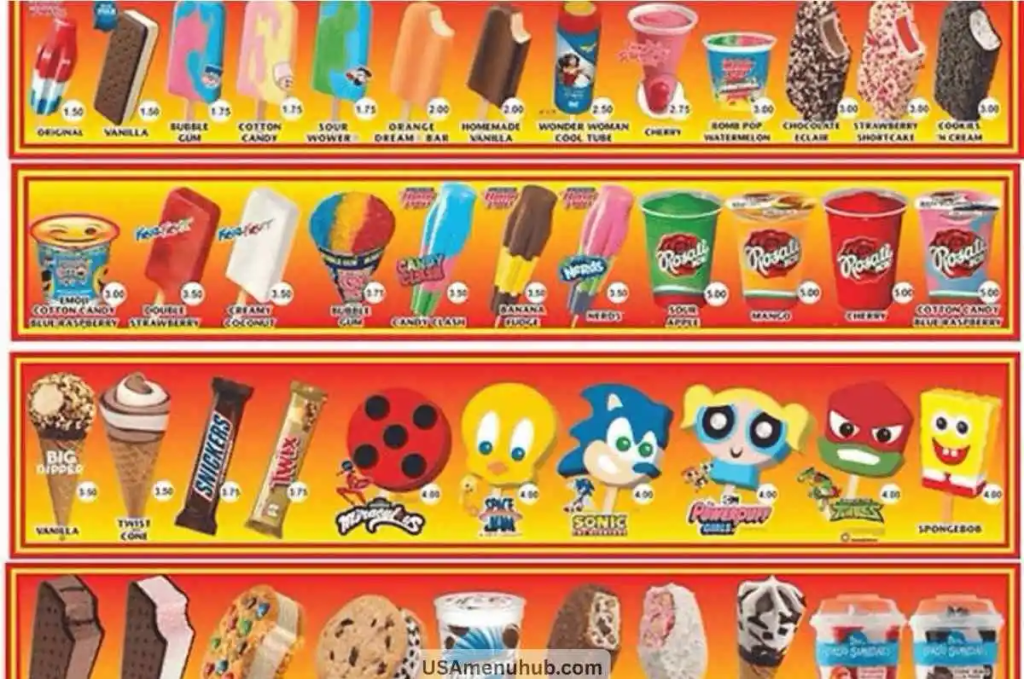 Ice Cream Truck Menu 2 image