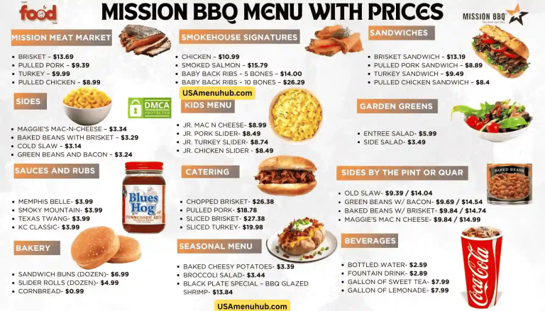 Mission BBQ Menu